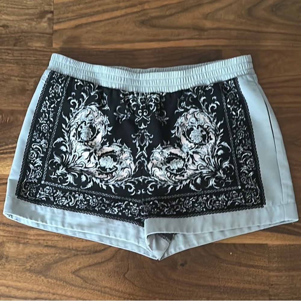 Elegant Black and Gray Women's Shorts